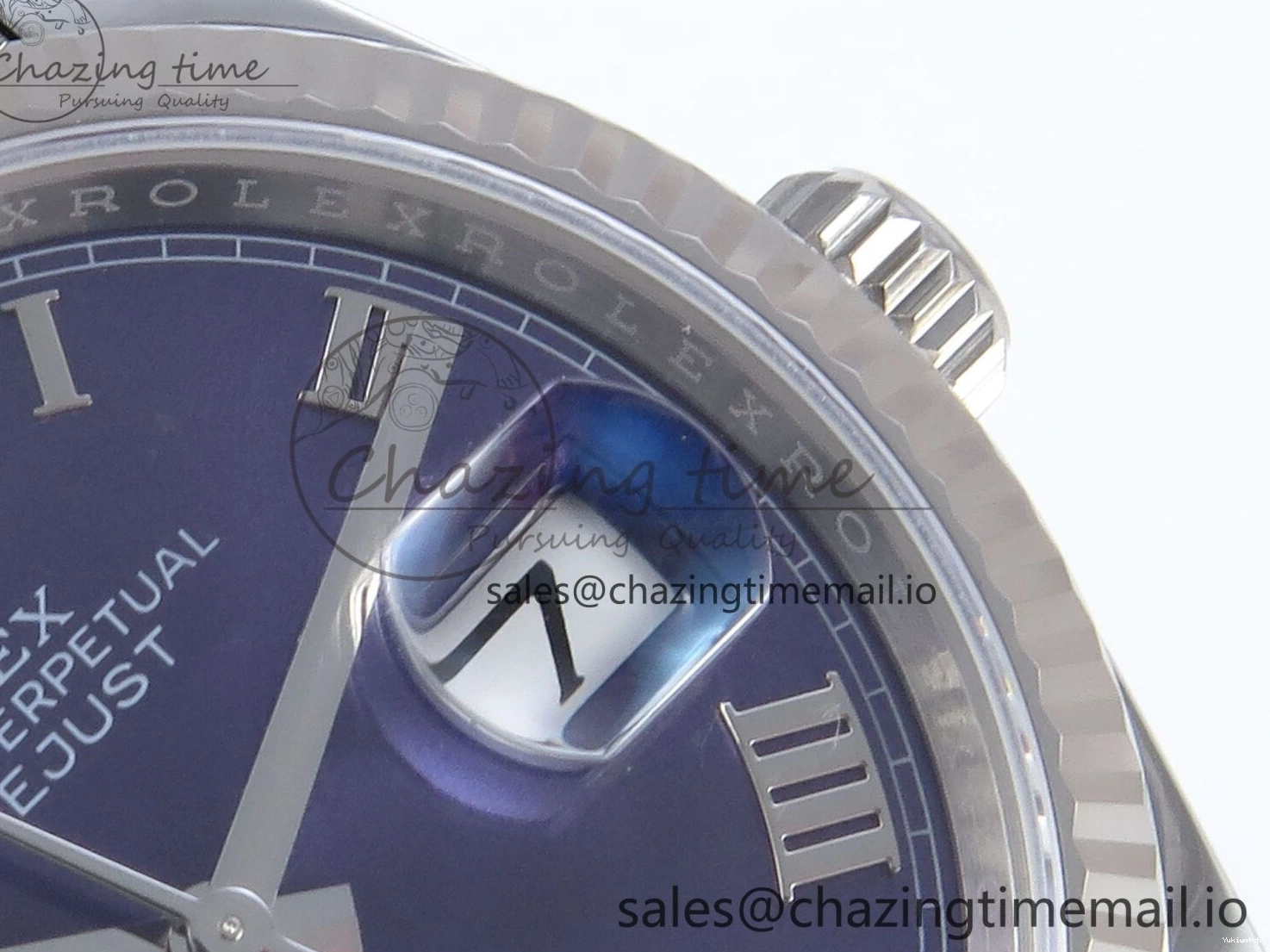 Purple Roman Edition 36 Diamonds DateJust on Bracelet A3235 Dial Jubilee Best EWEF 126234 0218